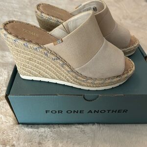Toms Monica mule.  Perfect summer heel.